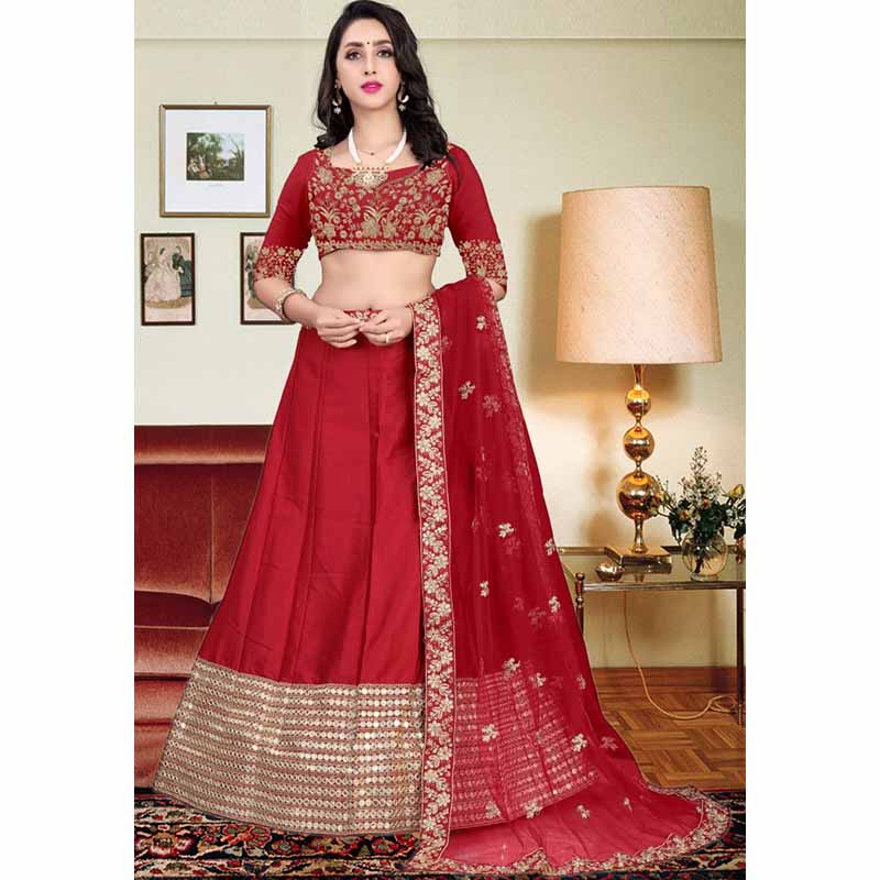 Designer-Party-Wear-Lehenga-Choli-Set-For-Women-By-MS-Fashion-Red-2.jpg