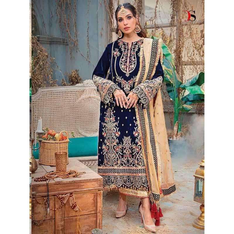 Georgette-Kurta-With-Bottom-And-Dupatta-For-Women-By-Montana-Fashion-Navy-Blue-Indianstrend-1.jpg